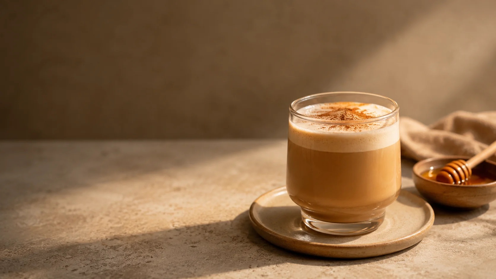 Honey Malt Latte