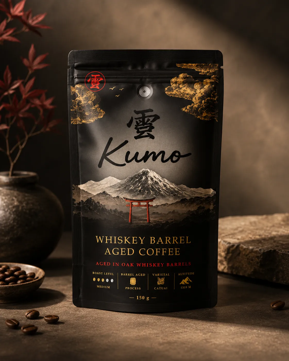 Whiskey Barrel Aged Coffee Beans